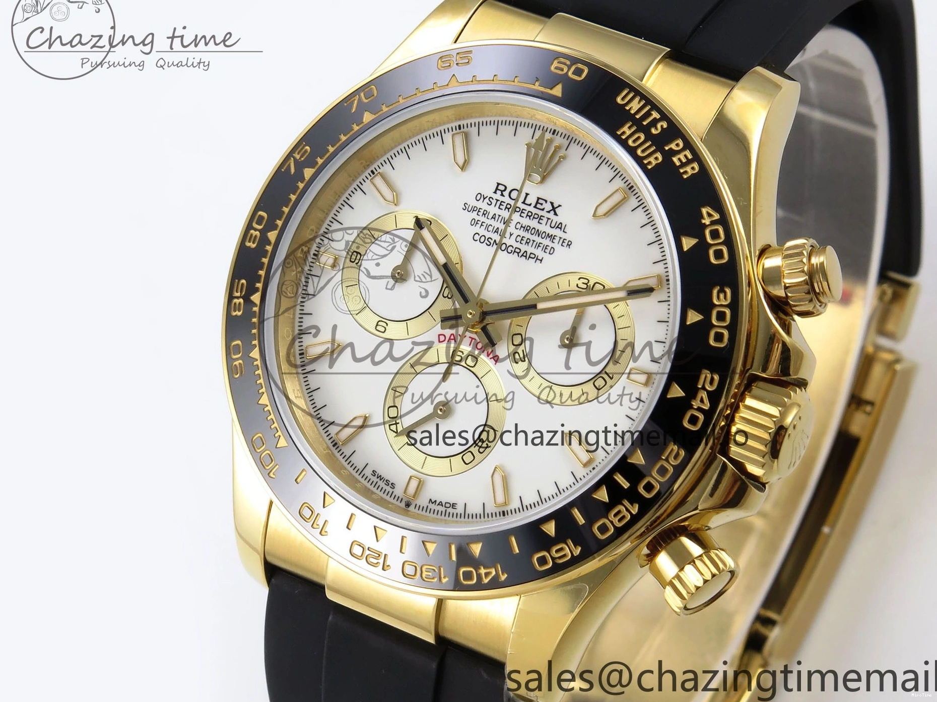 MiroTime 0417 Colorful Daytona 126518 QF 1:1 Best Edition White Dial on Oysterflex Strap SH4131 V6（Gain Weight） 1201